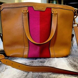 Kate Spade ♠️ Racing Stripe Faye Medium Satchel